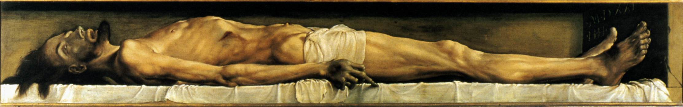 Ганс Гольбейн Младший, «Мертвый Христос в&nbsp;гробу», 1521-1522