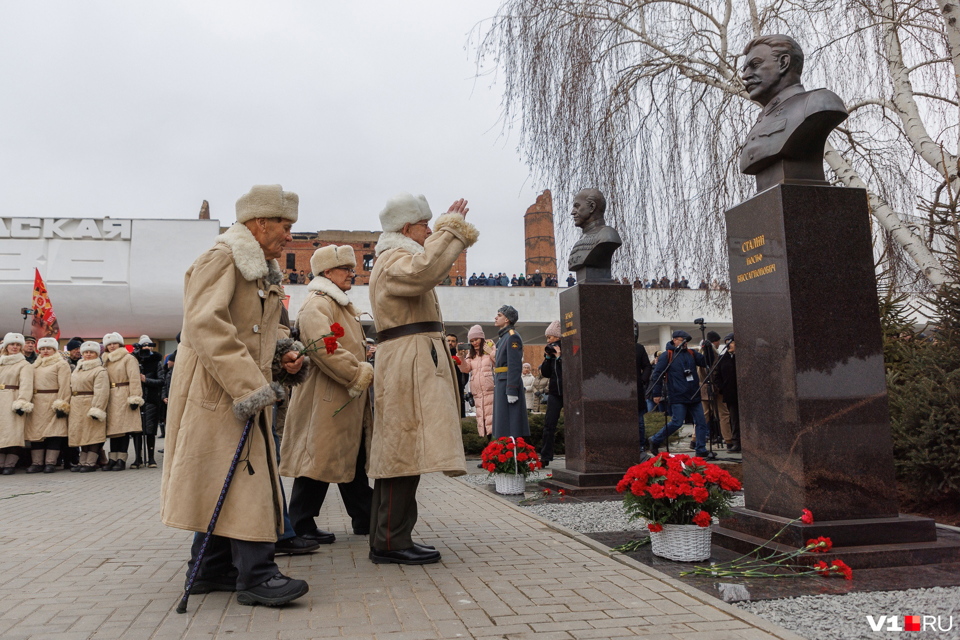 Торжественное открытие памятника Сталину в&nbsp;Волгограде. 1 февраля 2023