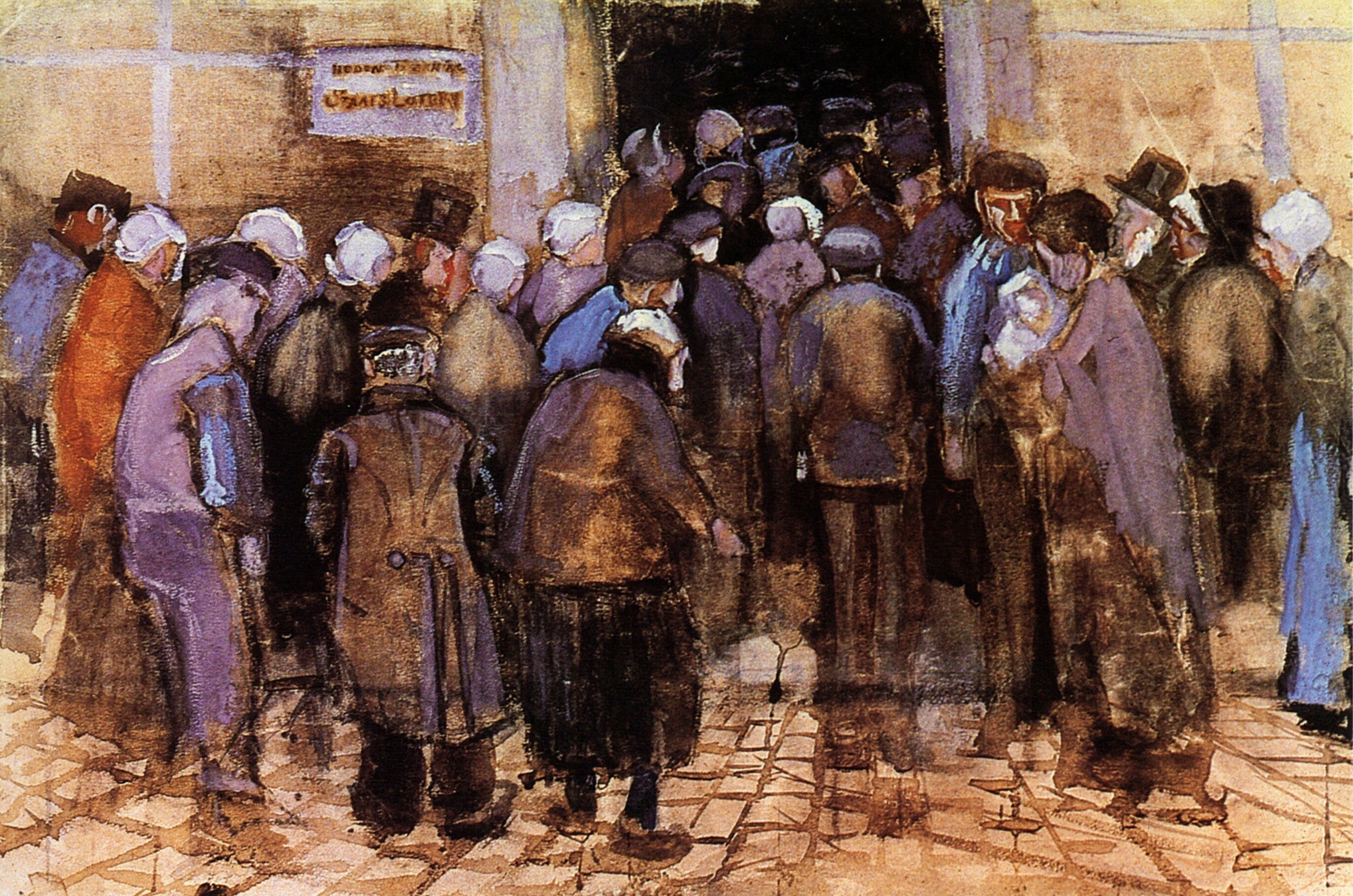 Винсент Ван Гог. «Бедняки и&nbsp;деньги». 1882