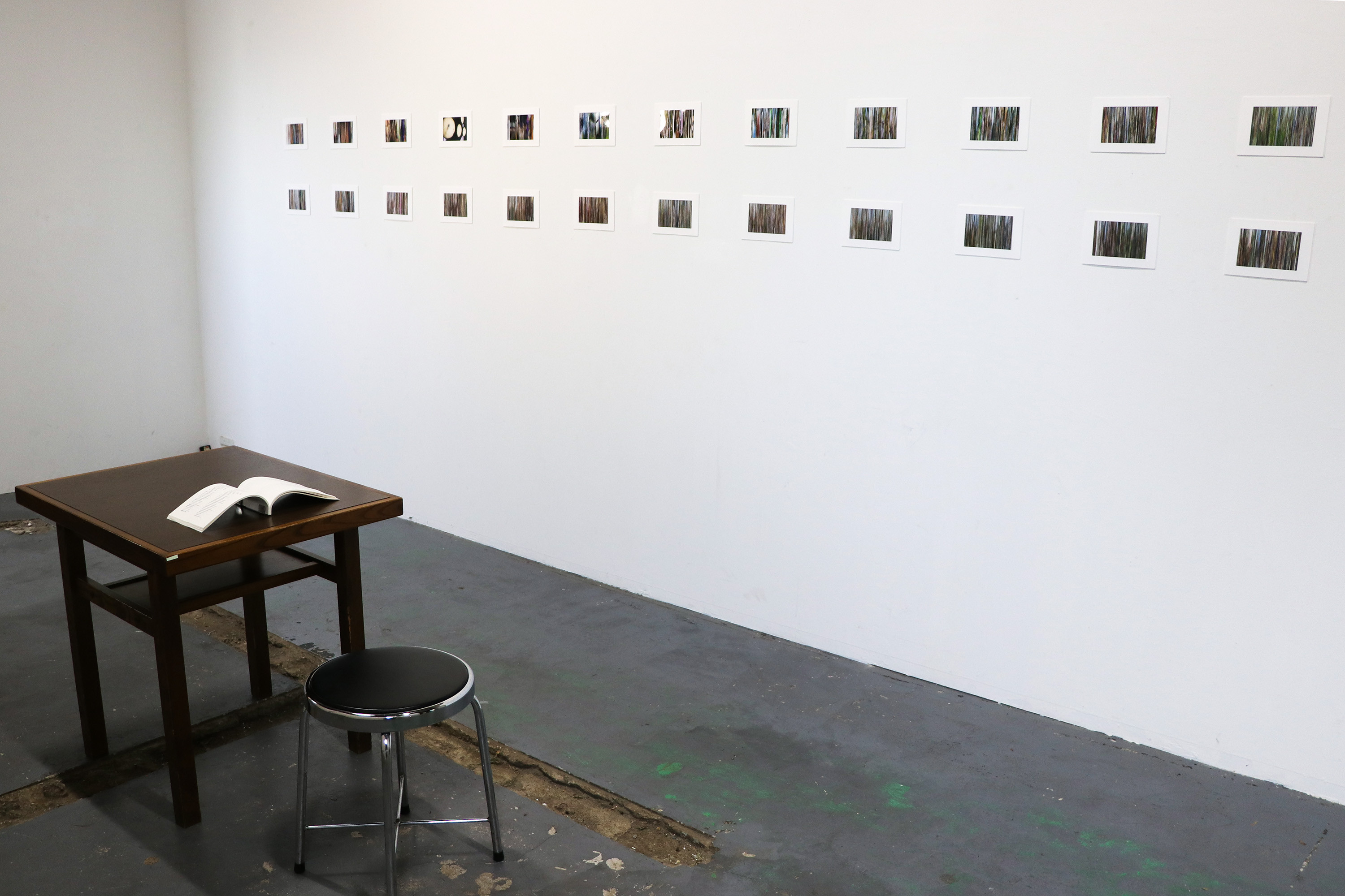 “Borrowed sleep / Taking photos (000000-235959, 20210224 — 20230224)” Exhibition. Courtesy: Miyuki Oka