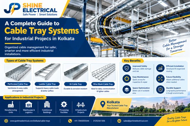 A Complete Guide to Cable Tray Systems for Industrial Projects in Kolkata