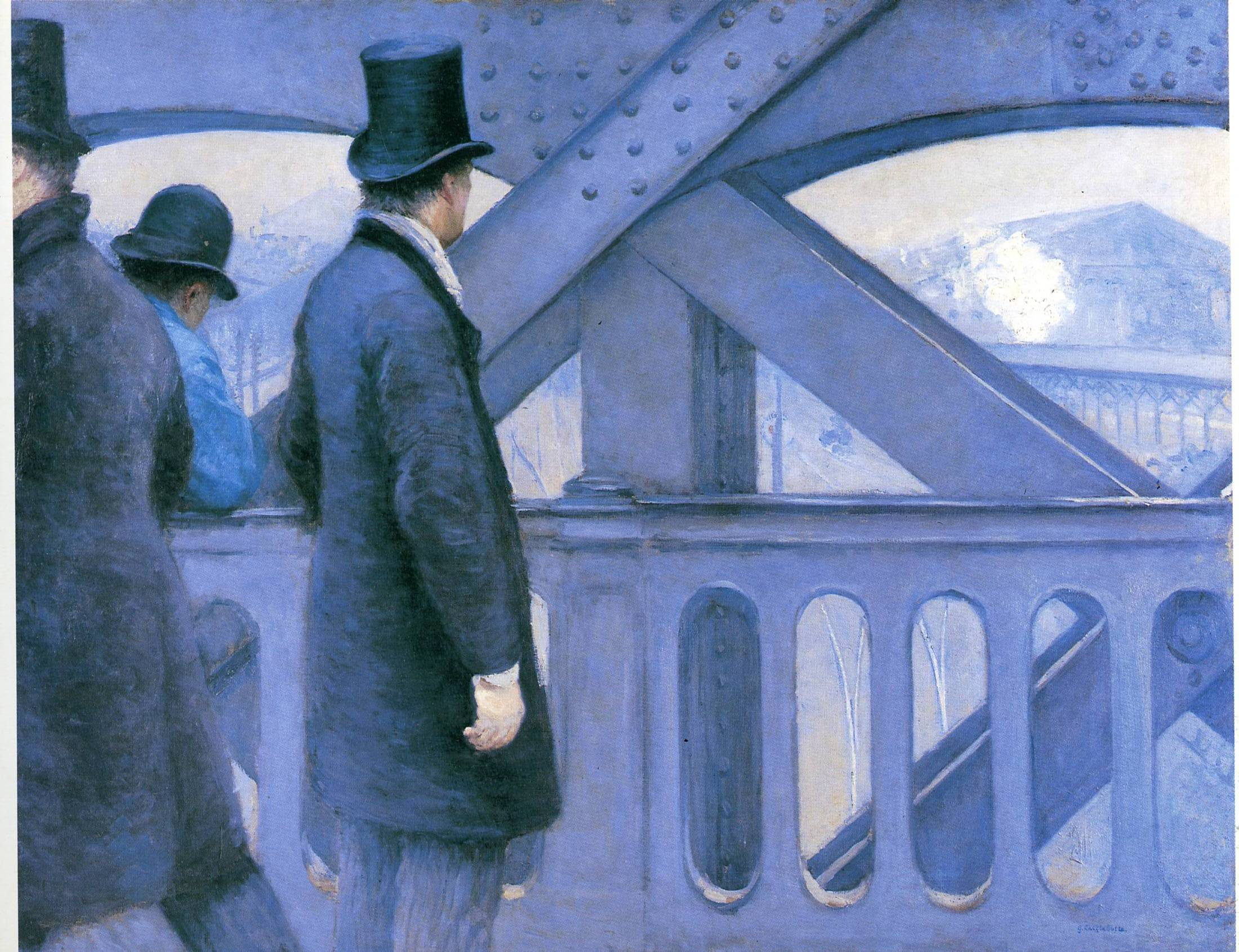 Gustave Caillebotte. Le Pont de l’Europe, 1877.