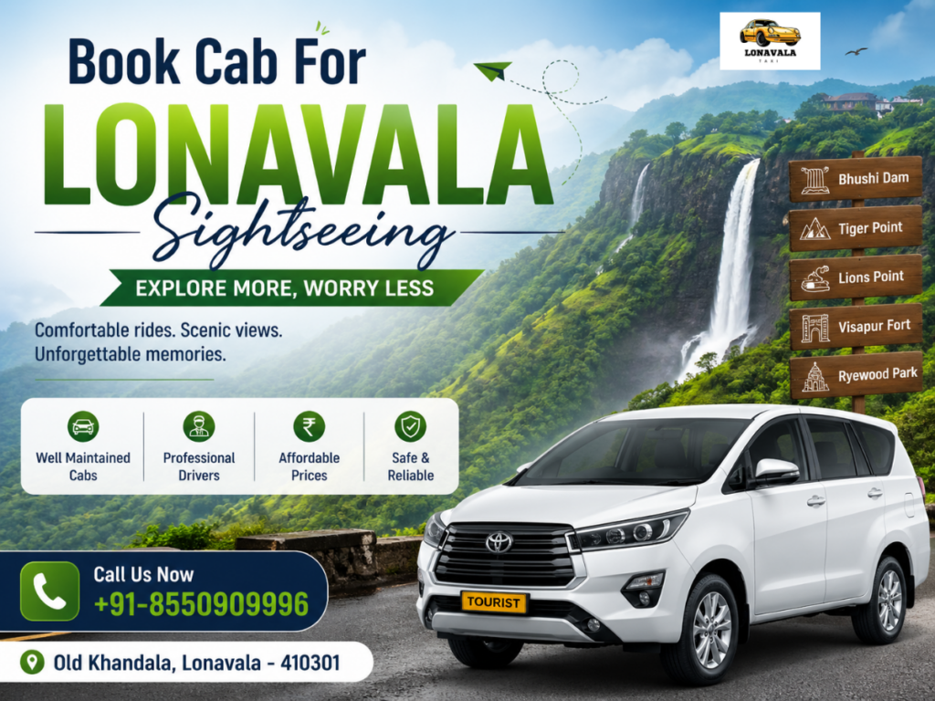 Lonavala Cab Service For Sightseeing