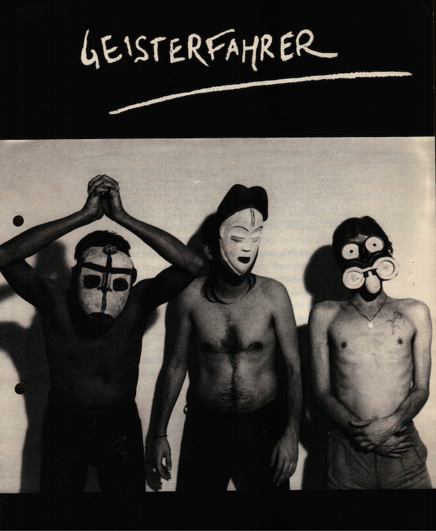 Промо-буклет Geisterfahrer, 1981