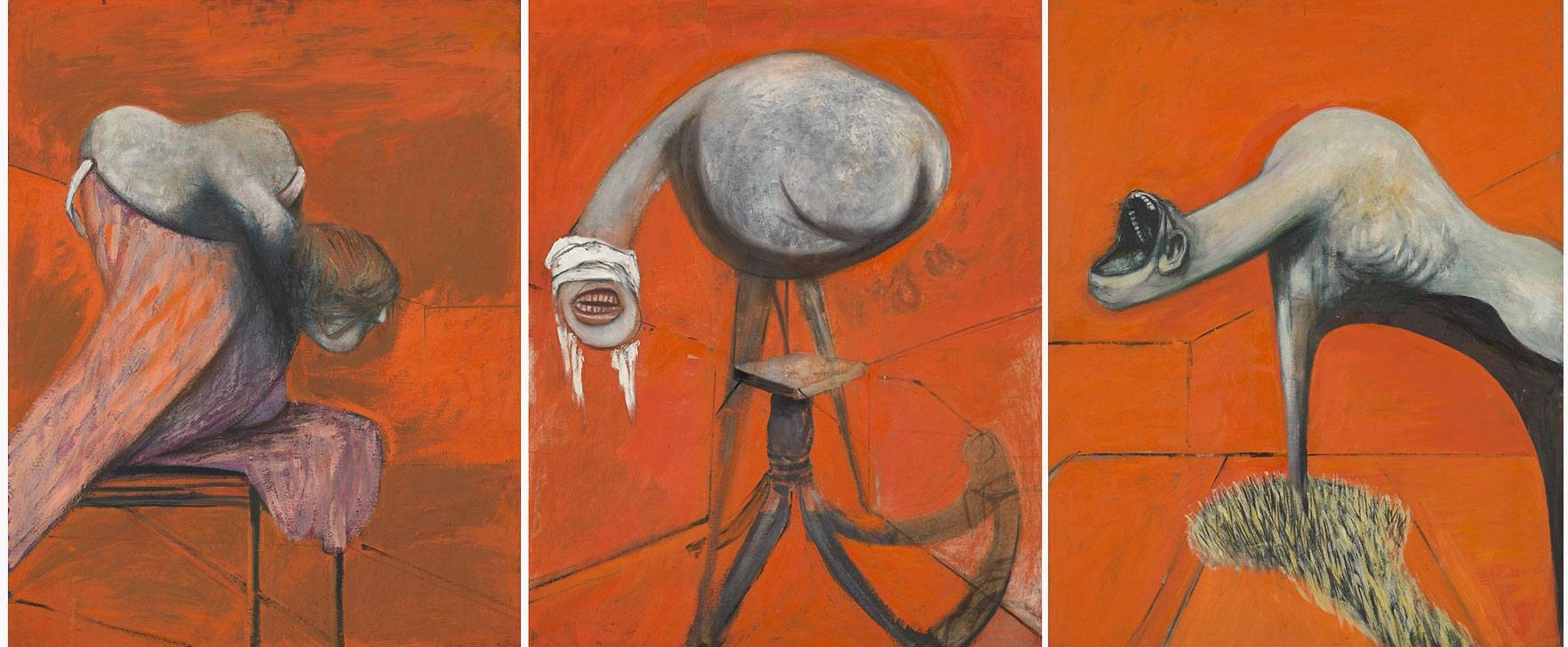 Francis Bacon «Three Studies for Figures at the Base of a Crucifixion», 1944, Tate Britain, London
