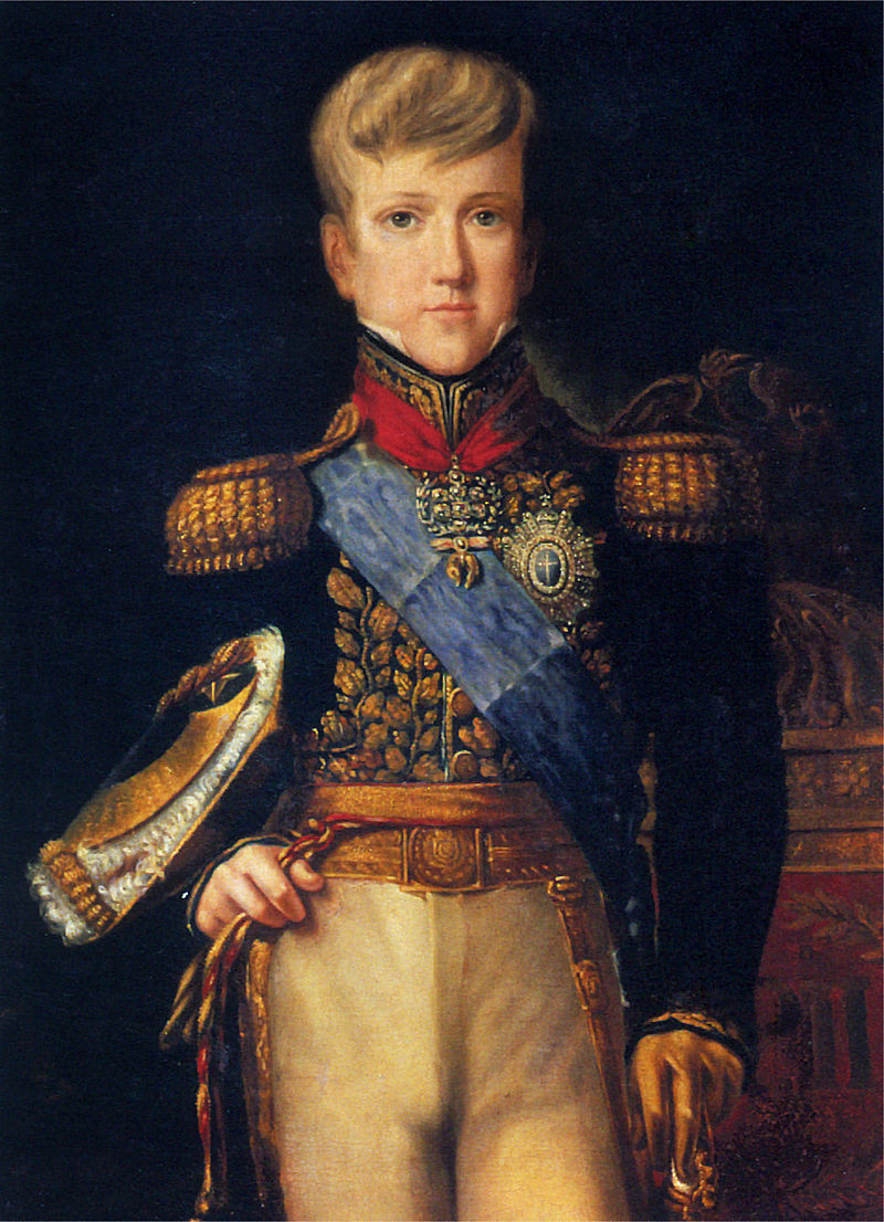 Педру II в&nbsp;1838&nbsp;году в&nbsp;возрасте 12 лет.
