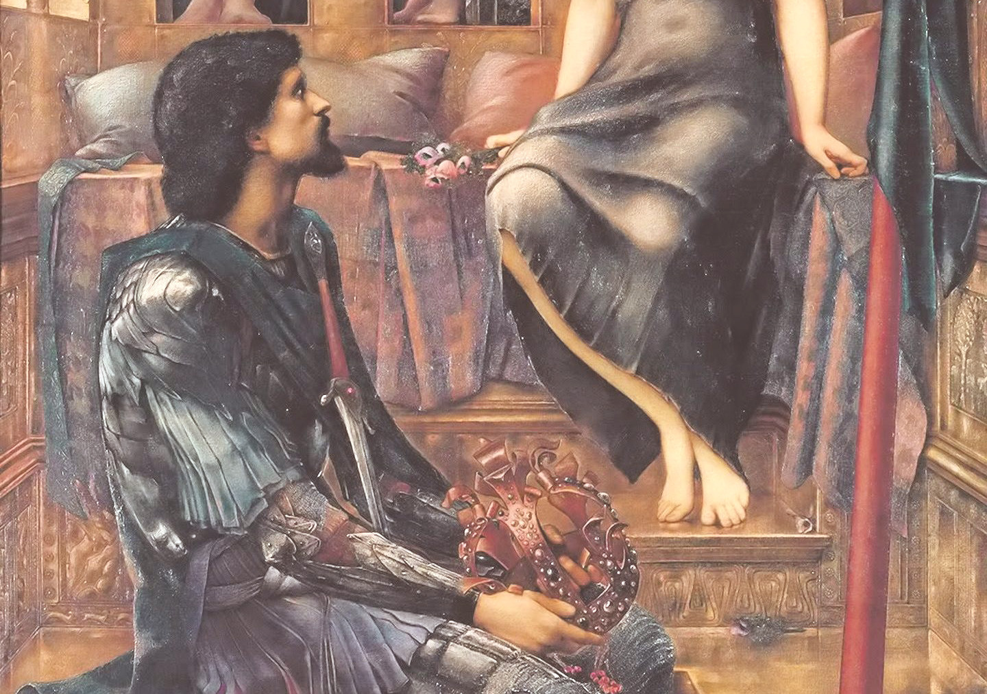 Sir Edward Burne-Jones. King Cophetua and the Beggar Maid (detail), 1884. Tate Gallery, London.