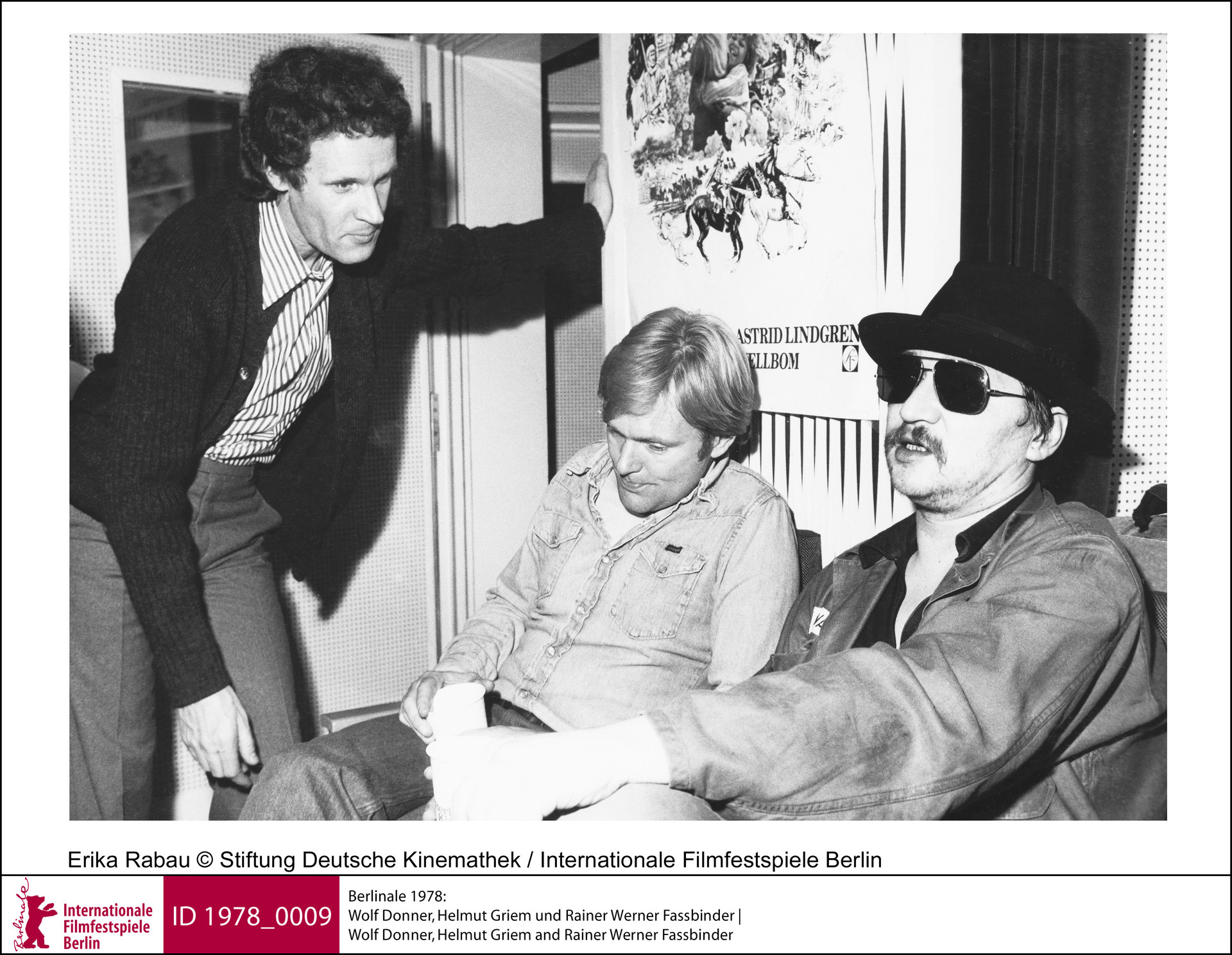 Вольф Доннер, Хельмут Грим и&nbsp;Райнер Вернер Фассбиндер в&nbsp;1978&nbsp;г.