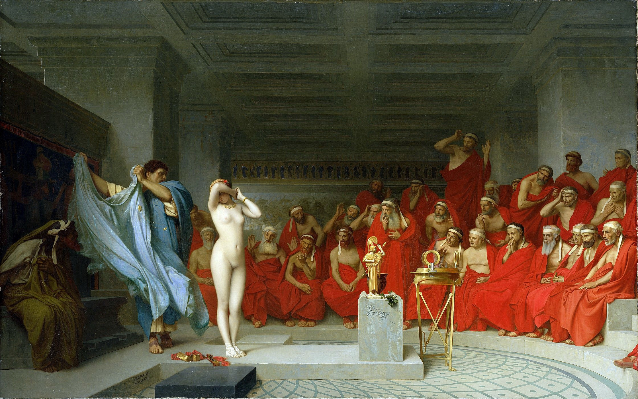 Жан-Леон Жером, Фрина перед ареопагом, 1861