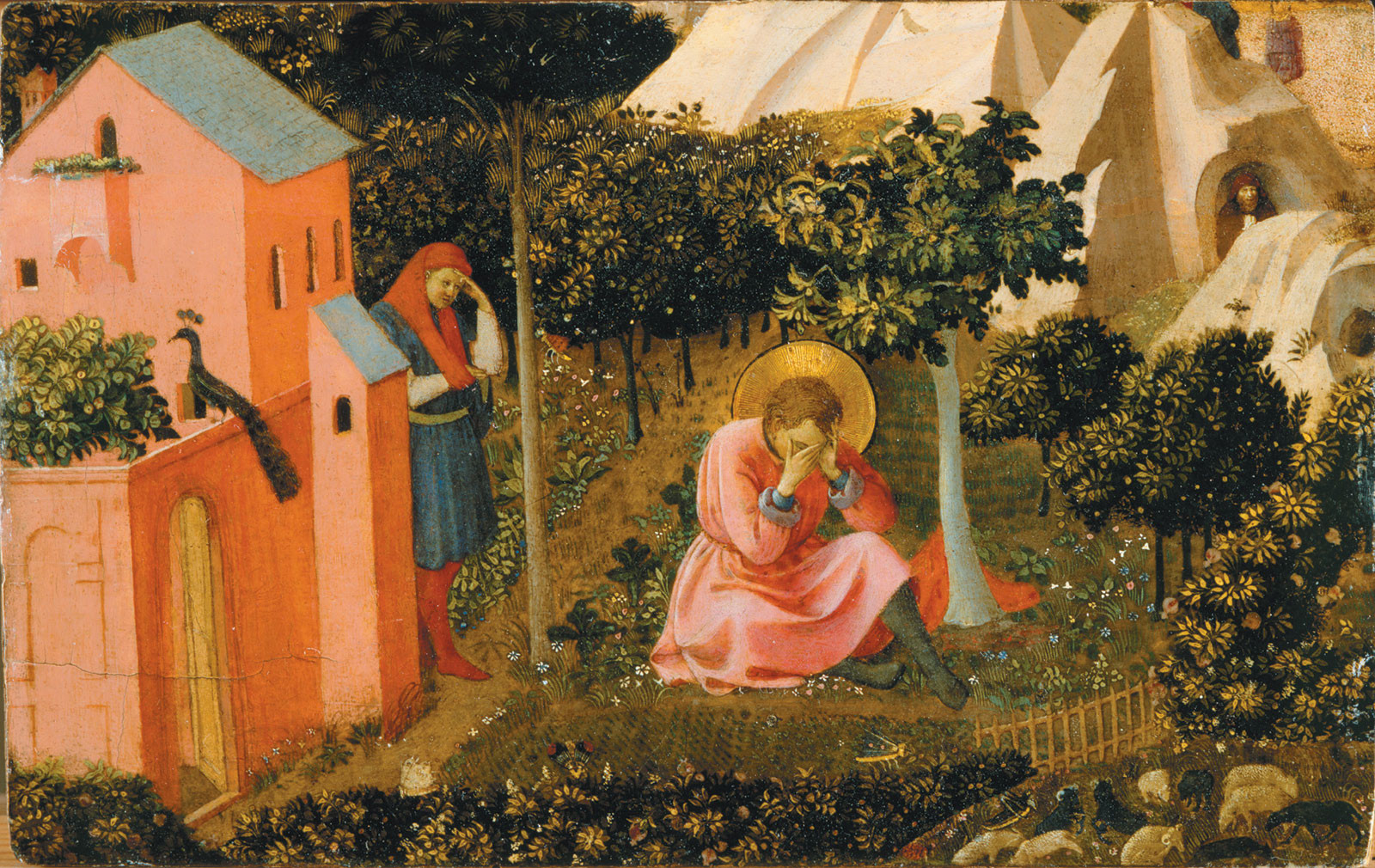 Фра Анджелико. «Обращение святого Августина». 1430-1435&nbsp;годы