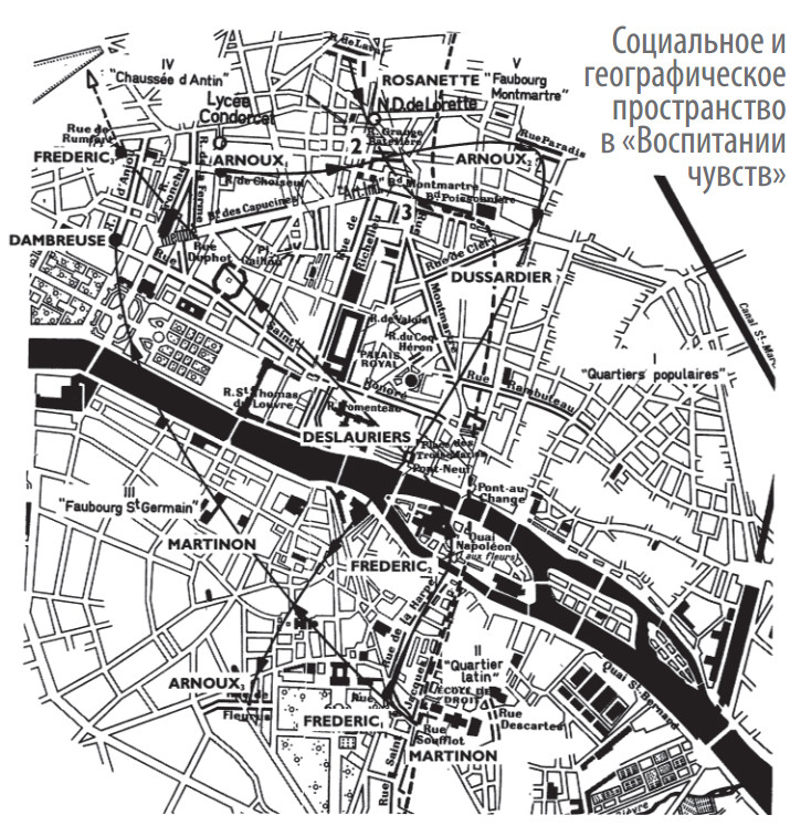 Социальное и&nbsp;географическое пространство в&nbsp;«Воспитании чувств» (из&nbsp;статьи П. Бурдье «Изобретение жизни художника»