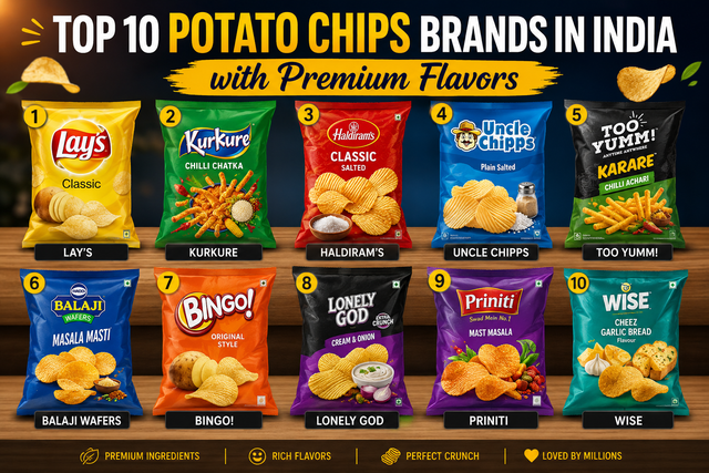 Top 10 Potato Chips Brands in India You Should Try