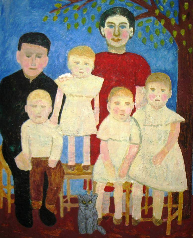 В. Ясинский «Семья» (Вова на&nbsp;руках у&nbsp;папы) (Коллекция А.Емельянова) 