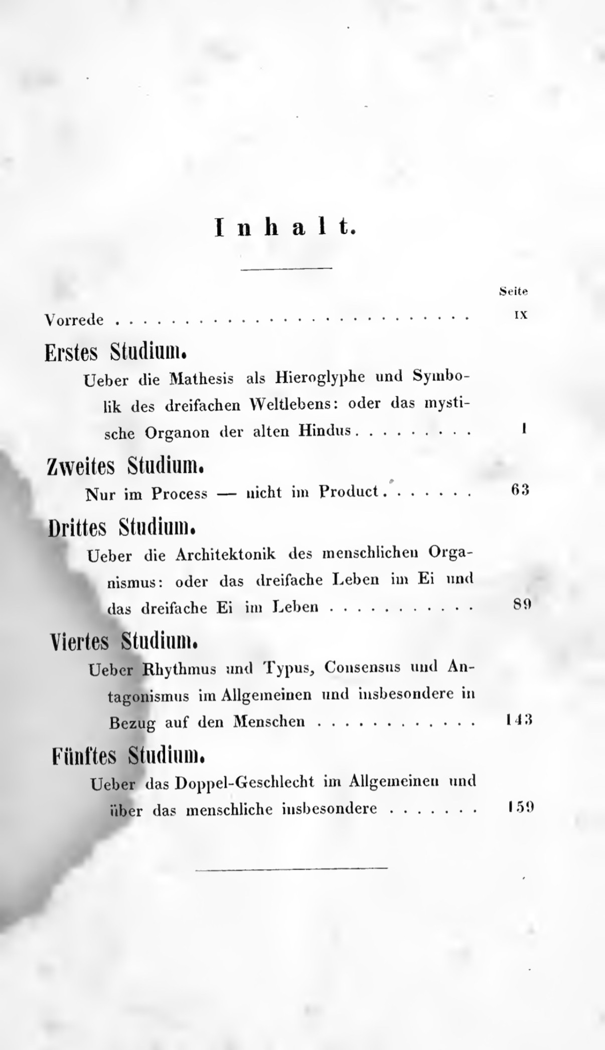 Публикуется по изданию: Malfatti von Monteregio J. Studien über Anarchie und Hierarchie des Wissens. Leipzig: F.A. Brockhaus, 1845. S. ix–xii.
