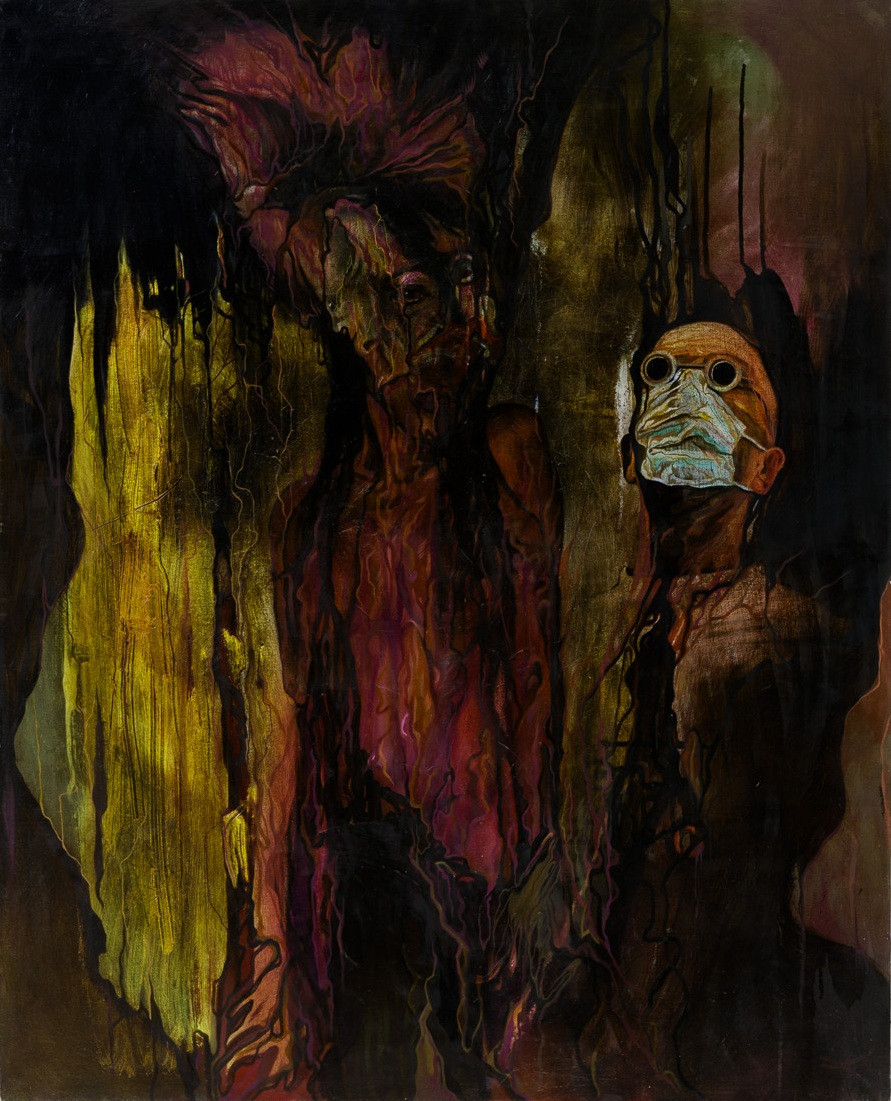 Кирилл Жилкин «Темная серия. Часть 1» холст, масло 100×80&nbsp;см. 2010-2017&nbsp;гг.