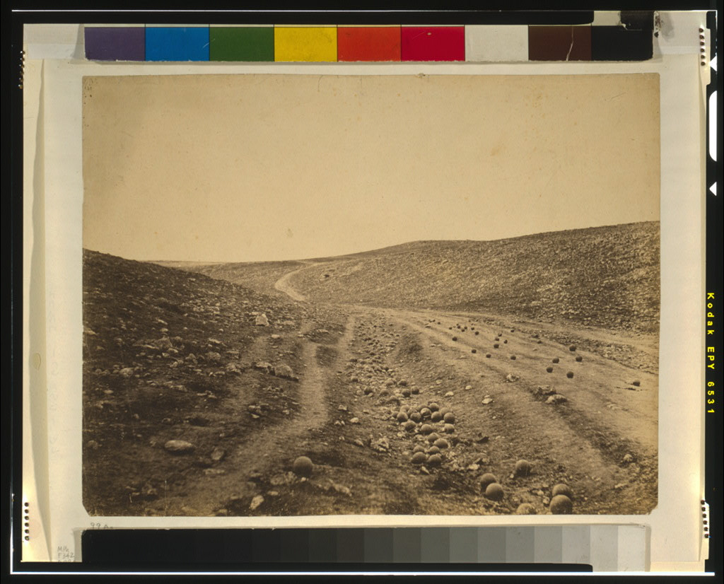 Roger Fenton. Valley of the Shadow of Death. Library of Congress.