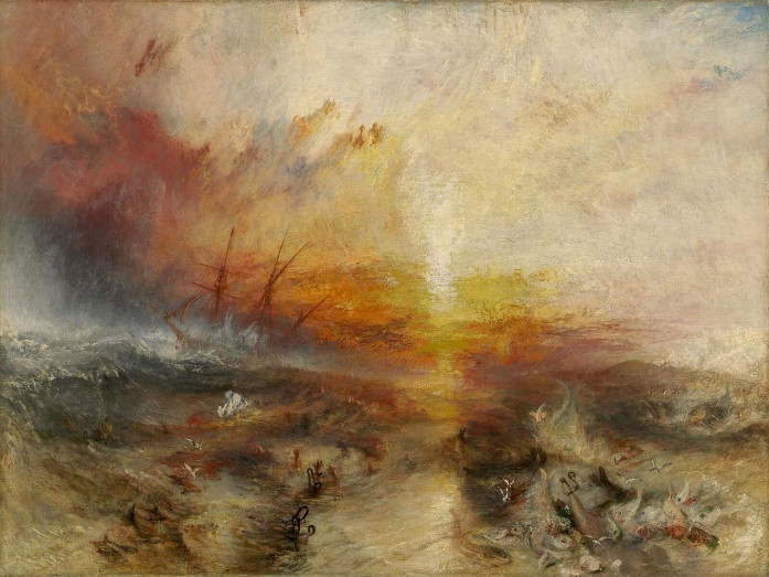 Уильям Тёрнер, «Невольничий корабль», 1840