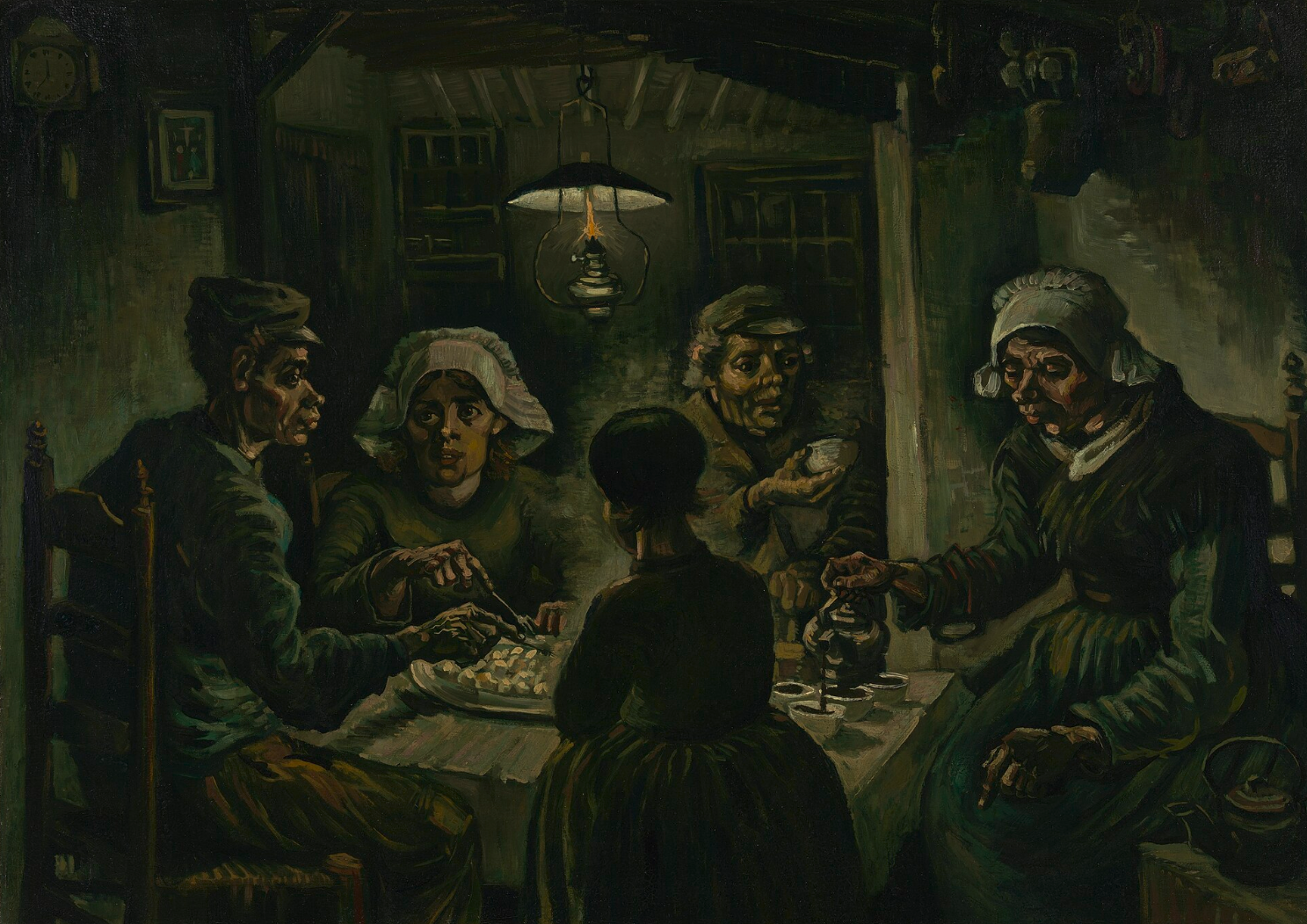 Винсент Ван Гог. «Едоки картофеля». 1885. Van Gogh Museum, Amsterdam (Vincent van Gogh Foundation).