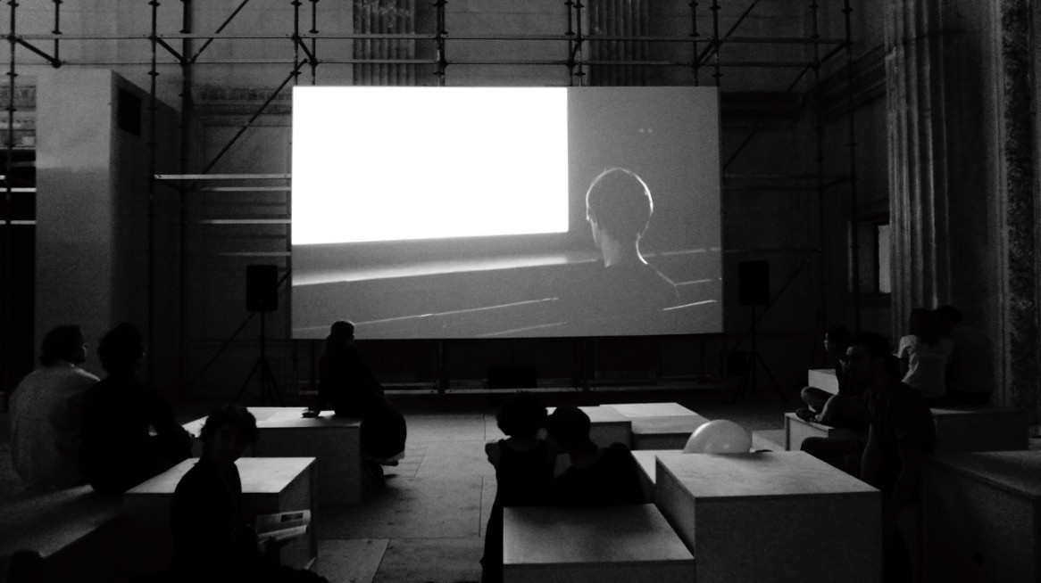 We moved to Keren Cytter’s video screening.