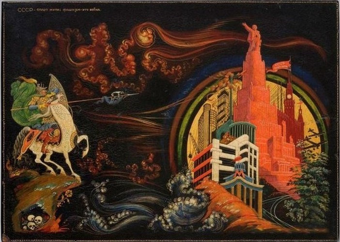 лаковая миниатюра П.Д.&nbsp;Баженова (1904-1941)