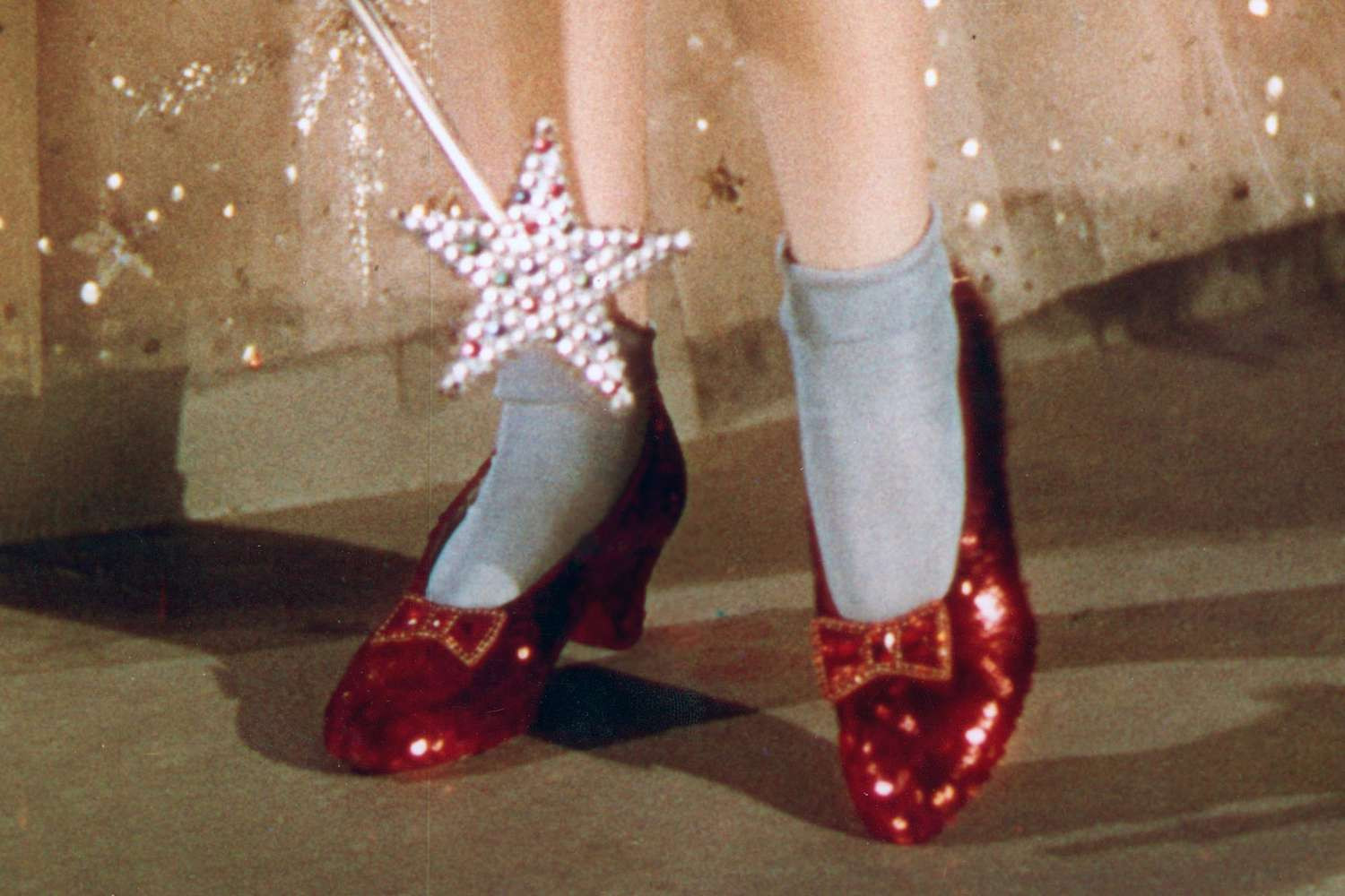 Dorothy’s magical red shoes from The Wizard of Oz (1939) source 