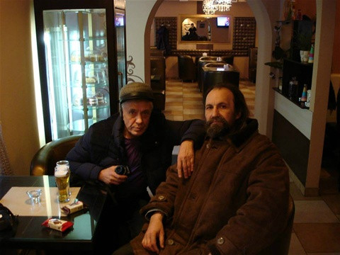 Светослав Чернобай (слева) и&nbsp;Владислав Квитковский (справа). 2010. СПб.