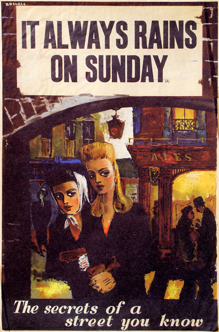 В&nbsp;воскресенье всегда идет дождь&nbsp;— Роберт Хеймер, 1947, плакат Джеймса Босуэлла