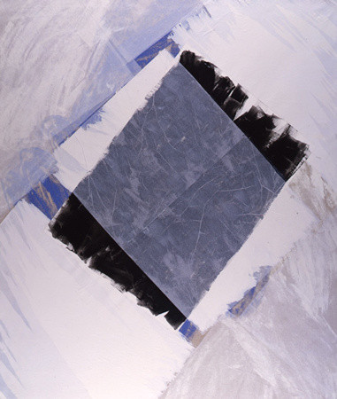 Icare, Nadjia Mehadji, 1986, huile sur toile, diamètre 154 cm.Musée des Beaux-arts de Caen