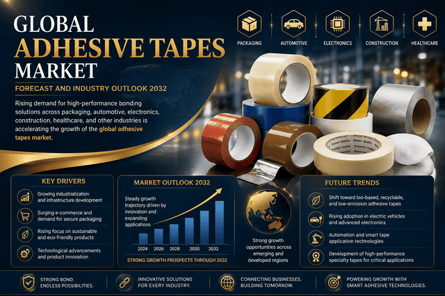 Global Adhesive Tapes Market Growth Trends and Outlook 2032