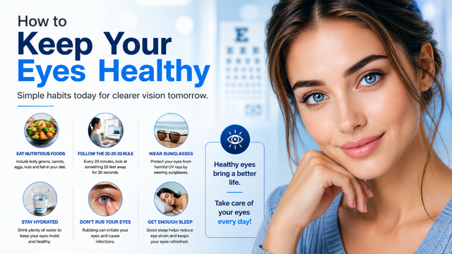 How to Keep Your Eyes Healthy for Life: 8 Easy Eye Care Tips