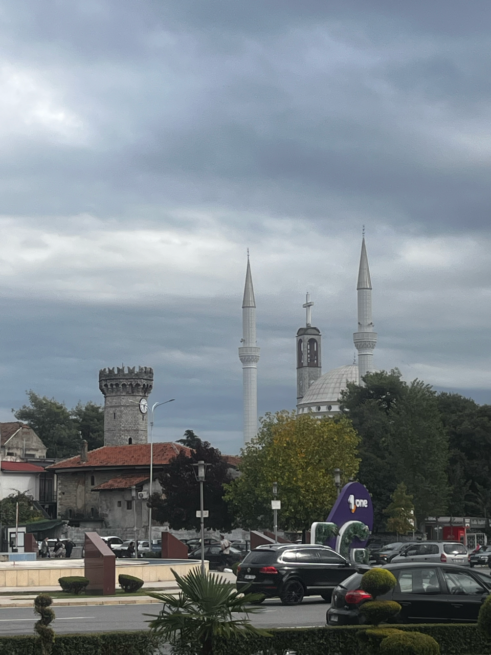 Центр города Шкодра, Албания.