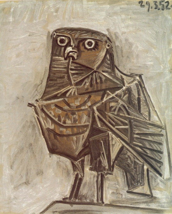 Пабло Пикассо. Сова. 1952. Холст, масло