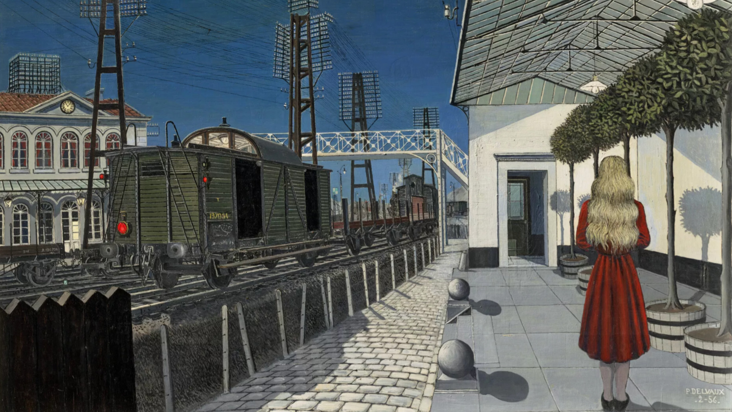 Поль Дельво. «Рождественская ночь» (1956)