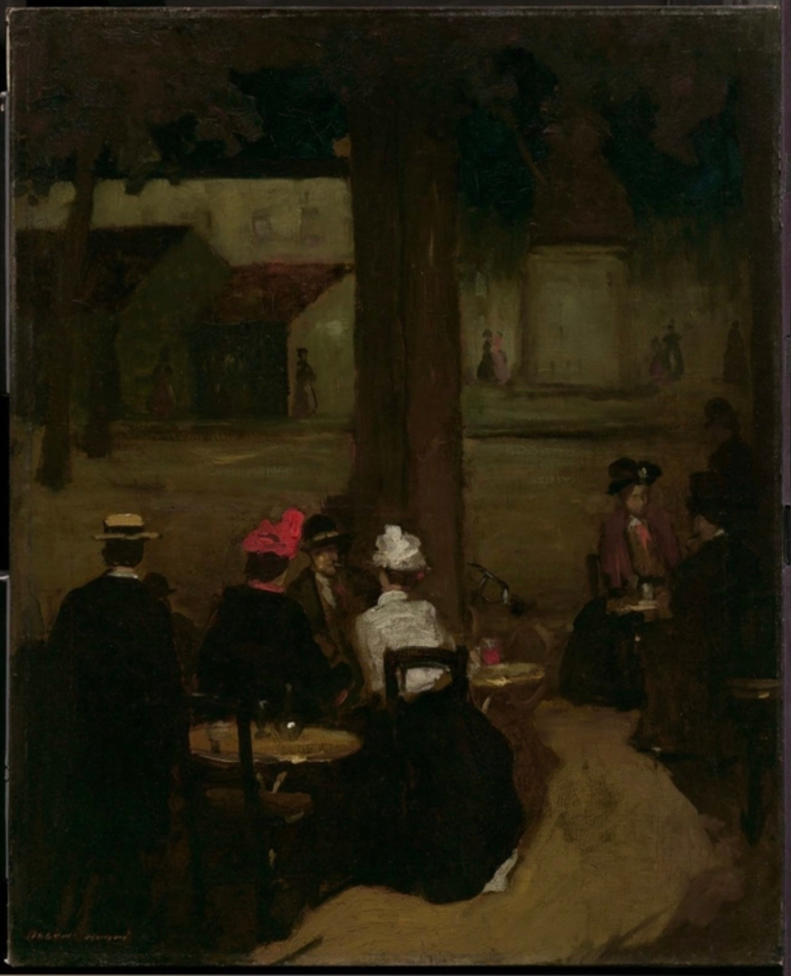 Роберт Генри. Cafe Terrace. Ок 1900&nbsp;г.