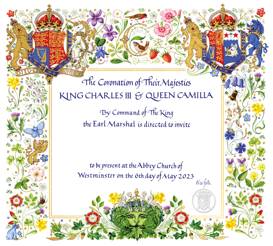 Запрошення на&nbsp;коронацію Короля Чарльза