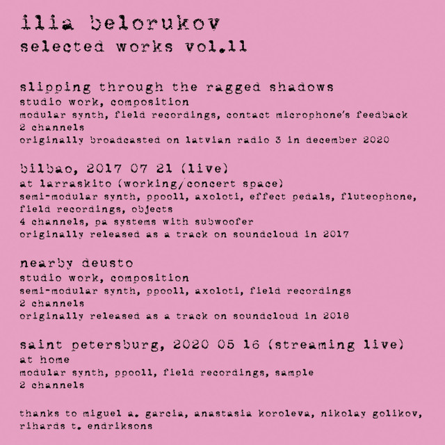 Ilia Belorukov | Selected Works vol.11