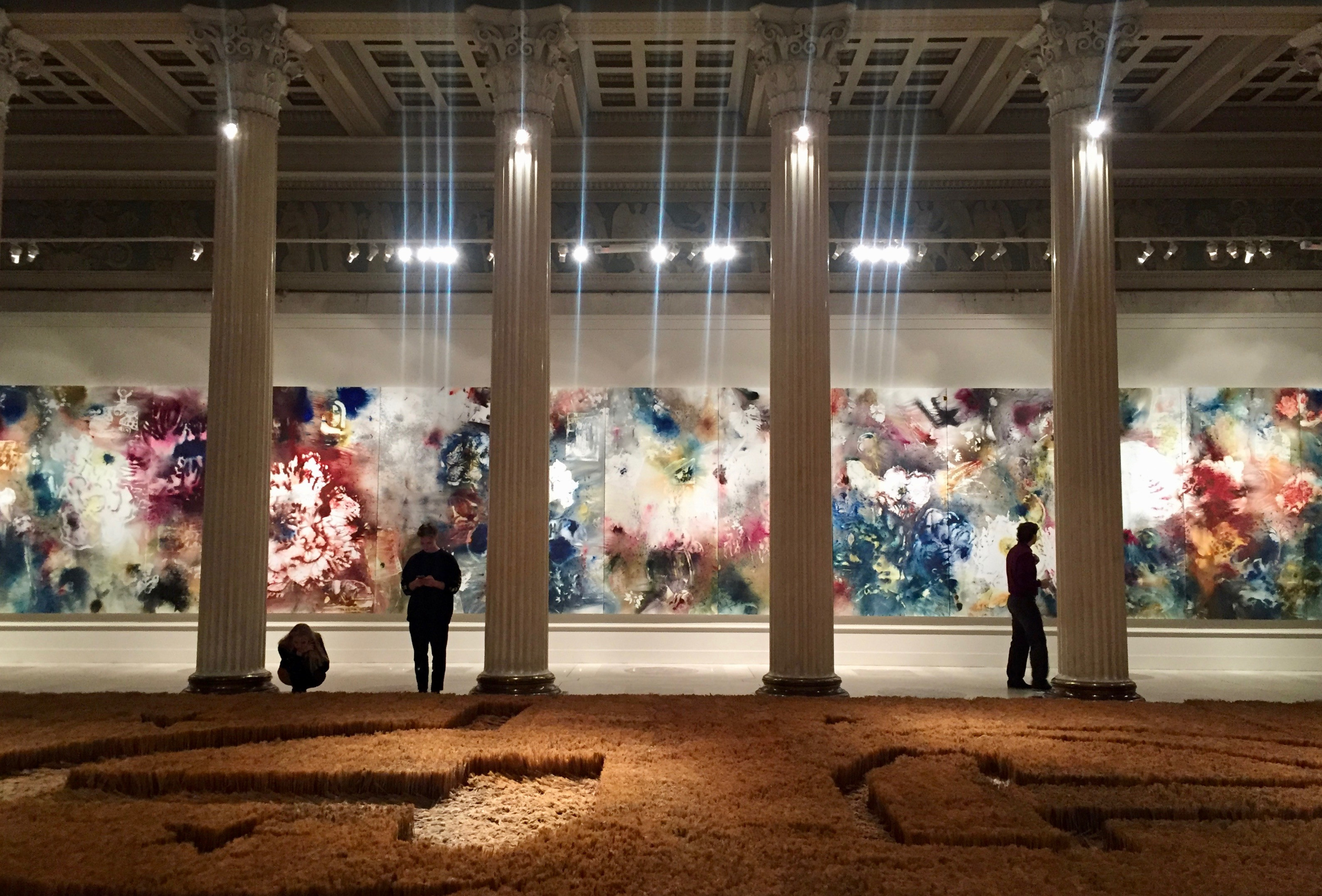 Installation Garden by Cai Guo-Qiang, Pushkin State Museum of Fine Arts