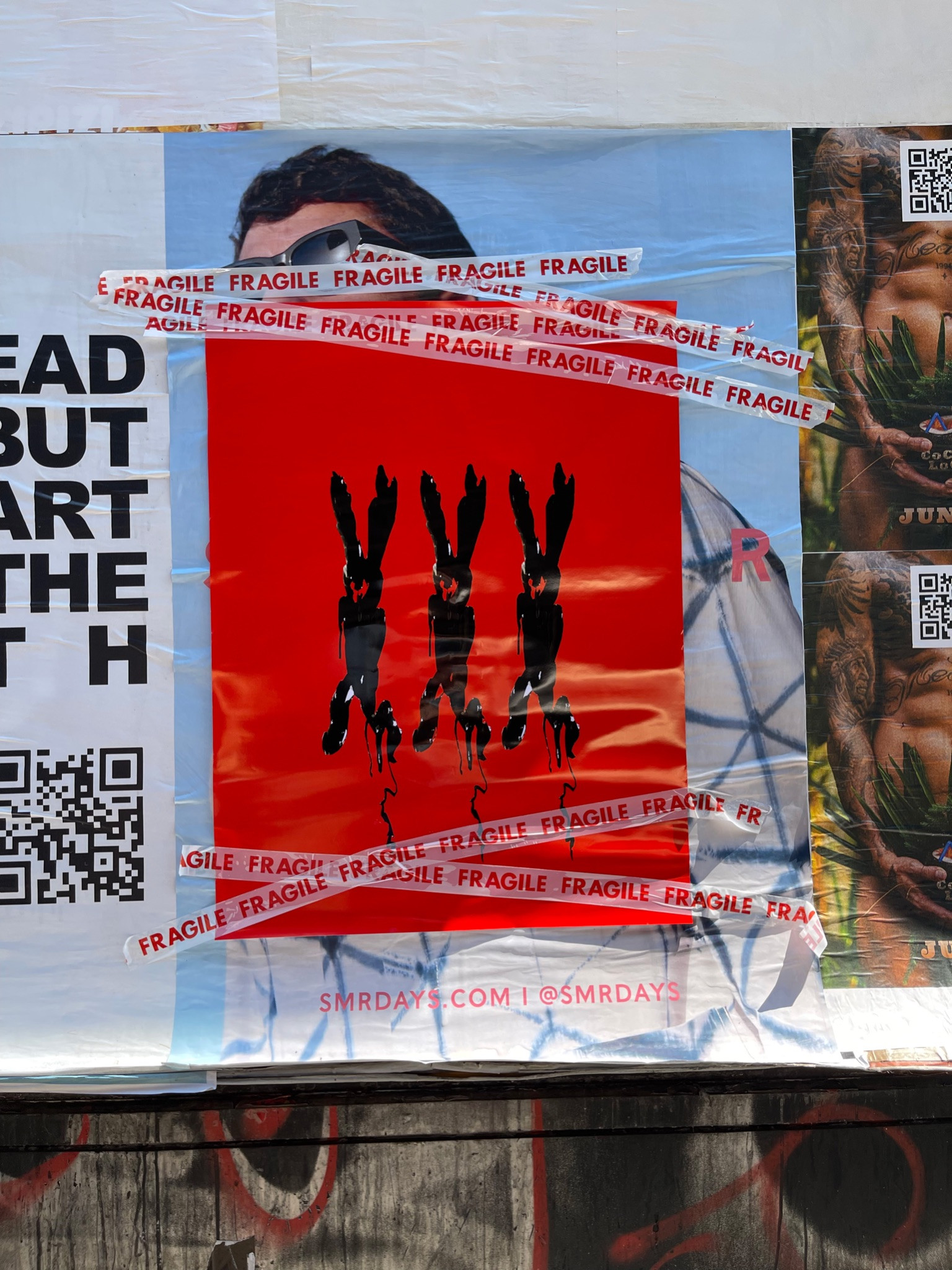 Performance Soho, London 2023 / Fragile is another way to be strong / “The War” Digital Print, Glossy paper 