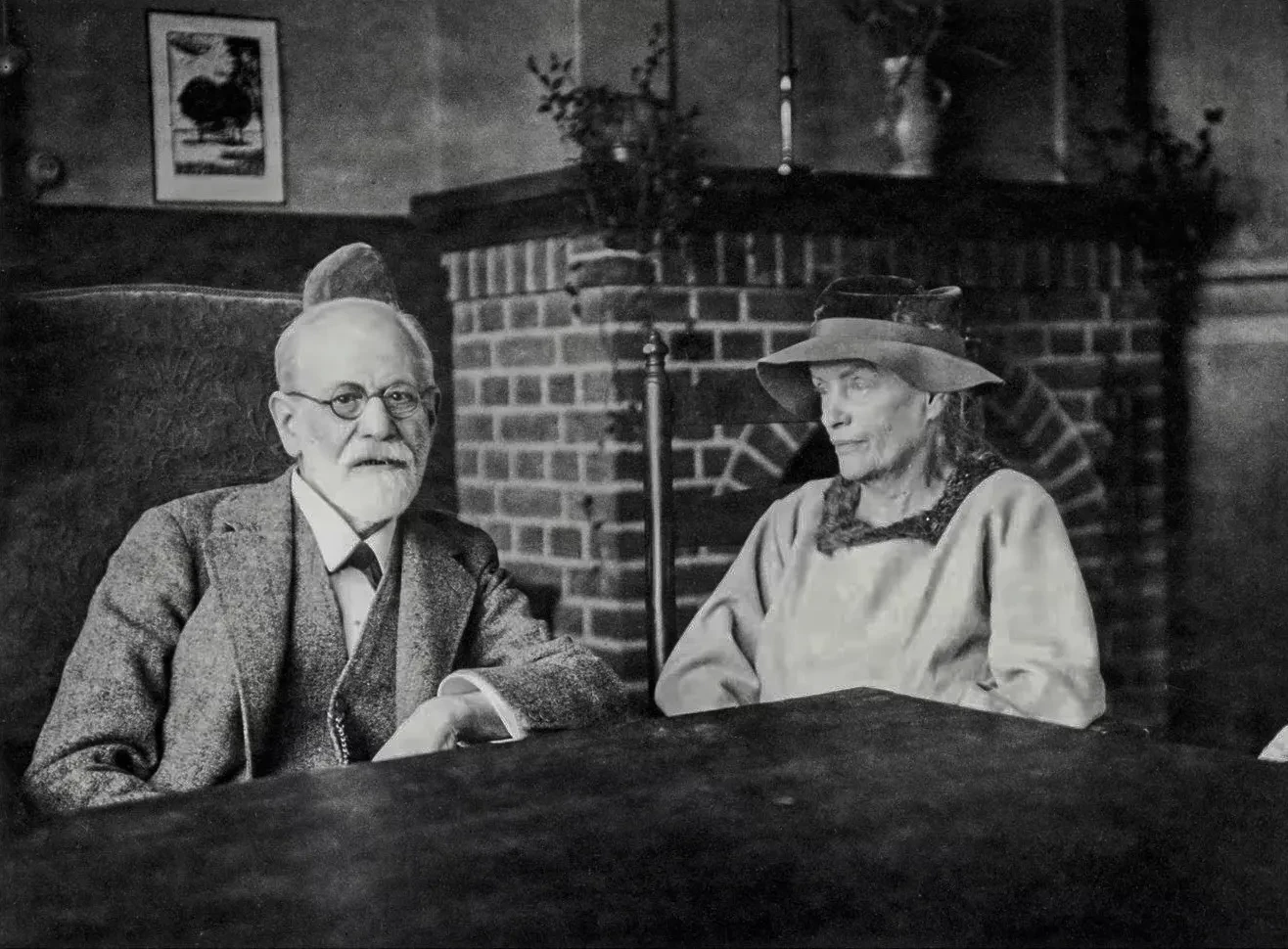 З. Фрейд и Л. Андреас-Саломе. 