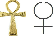 Египетский крест (Анх) и&nbsp;астрологический знак Венеры