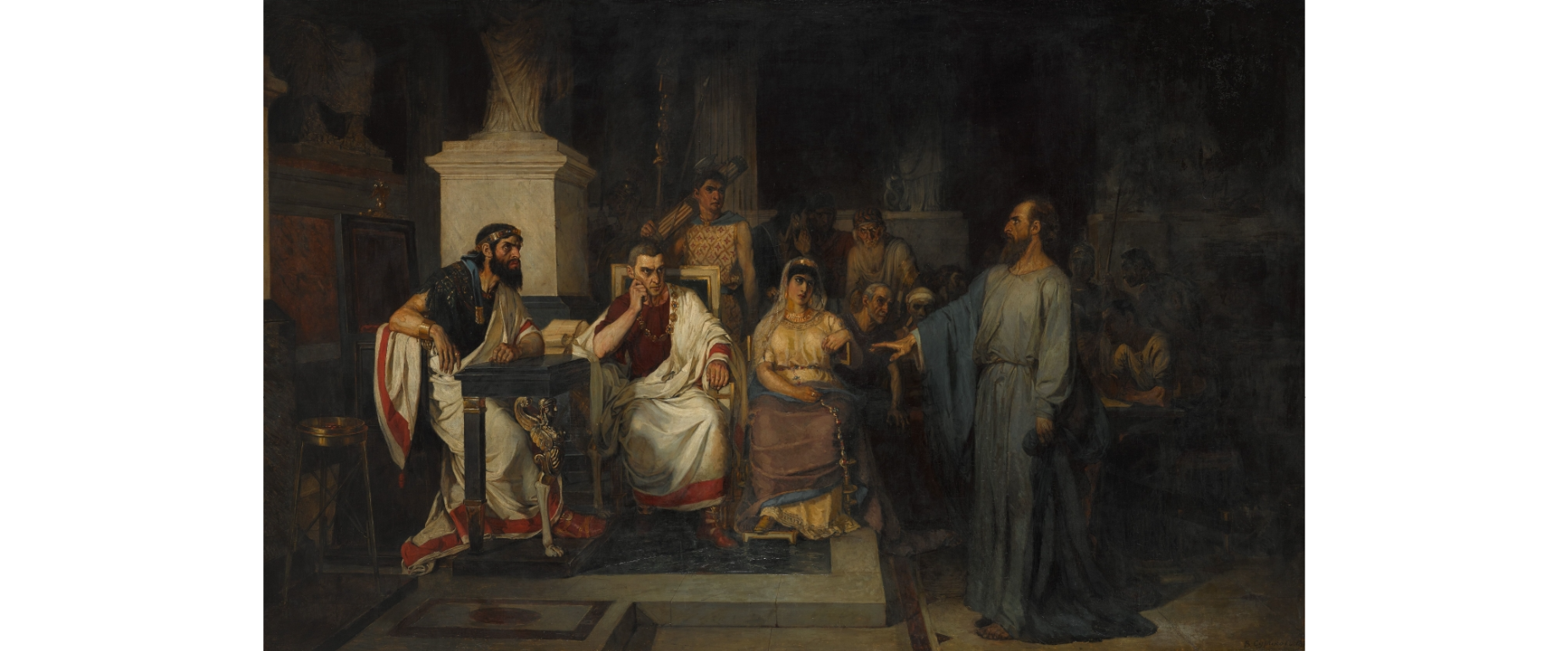 Суриков В. Апостол Павел объясняет догматы веры. 1875