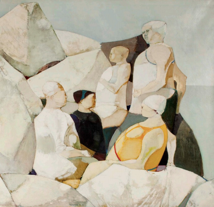 Donne fra le rocce. 1954-1955