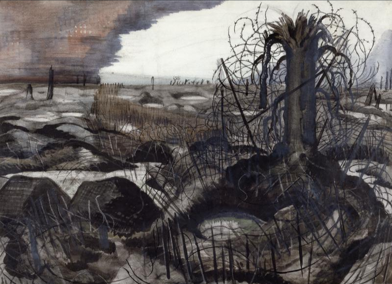 Paul Nash, Wire, 1919.