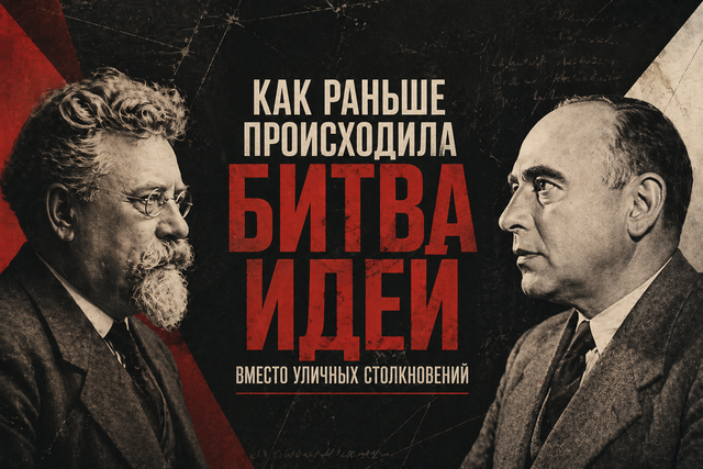Битва идей вместо уличных столкновений