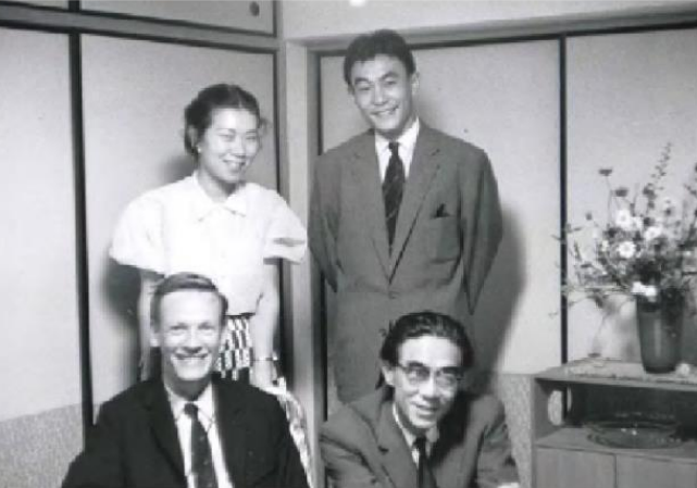 Кристо Коеци с&nbsp;участниками группы Гутай. Осака, 1959&nbsp;год. Courtesy: https://tinyurl.com/ql9b7nd