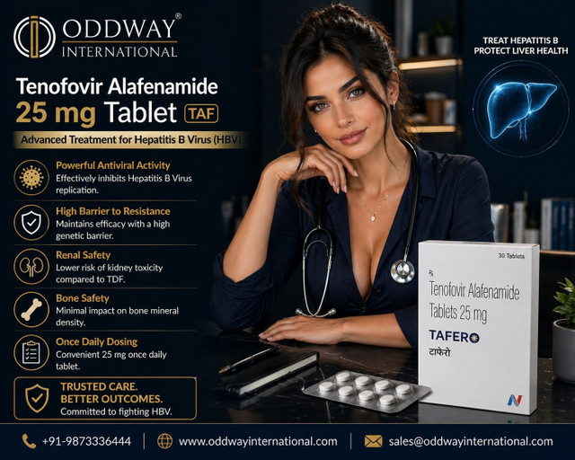 Tenofovir Alafenamide Tablets 25 mg (Tab taf 25 mg) Price In India - Oddway