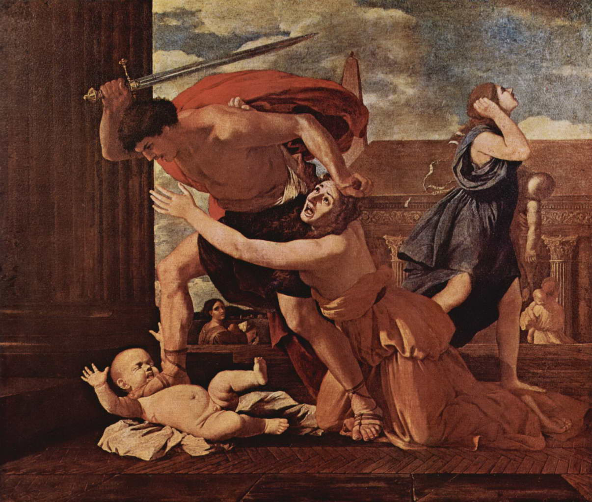 Никола Пуссен. «Избиение младенцев». Около&nbsp;1628-1629