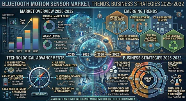Bluetooth Motion Sensor Market, Emerging Trends, Technological Advancements, and Business Strategies 2025-2032