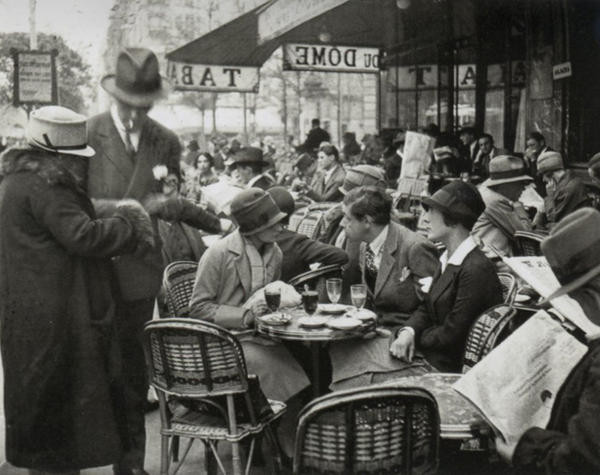 Посетители кафе Dome, Монмартр, 1920-е годы