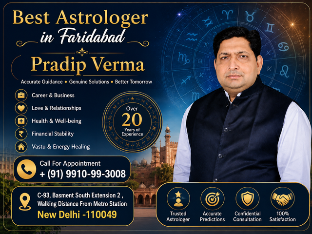 Best Astrologer in Faridabad for Personal Guidance and Astrological Solutions
